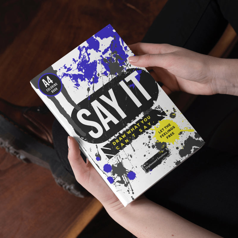 Uncomfortable emotions Coloring Book