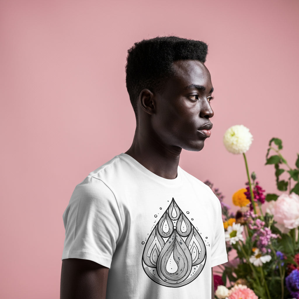 Teardrop Unisex organic cotton t-shirt